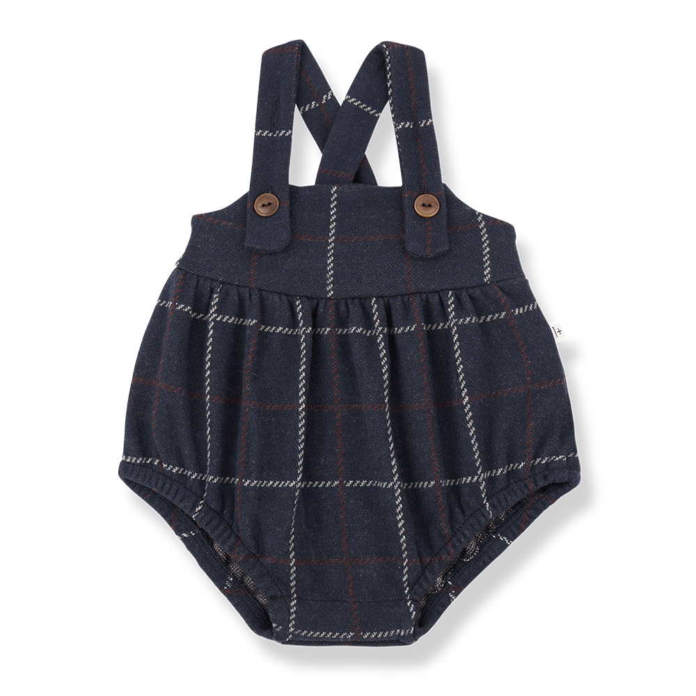 【1＋in the family】BORIS romper dark-blue ロンパース 9m,12m,18m  | Coucoubebe/ククベベ