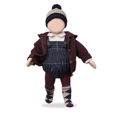 【1＋in the family】BORIS romper dark-blue ロンパース 9m,12m,18m（Sub Image-2） | Coucoubebe/ククベベ