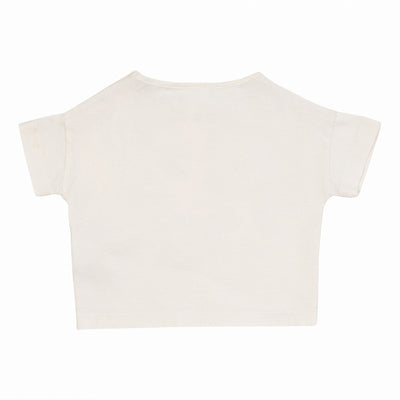 【WYNKEN】【30%OFF】Baby Wynken Tee Ecru ベビーTシャツ 12m,18m（Sub Image-2） | Coucoubebe/ククベベ