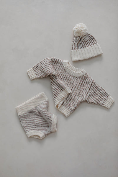【BELLE&SUN】【30%OFF】Knit Sweater Pebble セーター 12-18m,18-24m,2-3y（Sub Image-6） | Coucoubebe/ククベベ