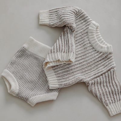 【BELLE&SUN】【30%OFF】Knit Sweater Pebble セーター 12-18m,18-24m,2-3y（Sub Image-5） | Coucoubebe/ククベベ