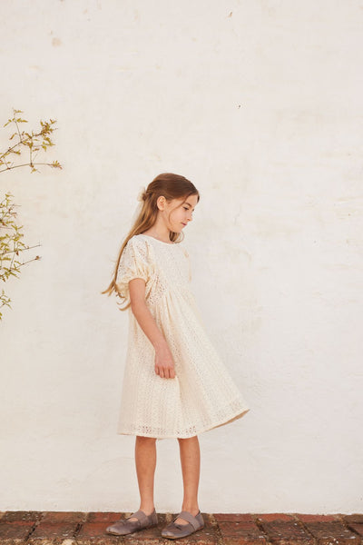 【Bebe Organic】Ronja Dress Whisper ワンピース 2Y,3Y,4Y（Sub Image-3） | Coucoubebe/ククベベ