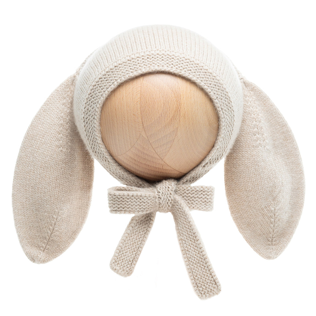 【Bambolina】Bunny Eeyore cashmere hat white almond バニーイーヨーカシミアハット 6-12m,2-3y  | Coucoubebe/ククベベ