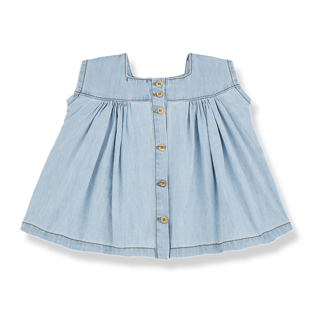 【1＋in the family】CARLOTTA denim ワンピース 12m,18m,24m,36m  | Coucoubebe/ククベベ