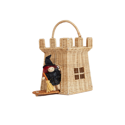 【Olli Ella】RATTAN CASTLE BAG - NATURAL キャッスルバッグ（Sub Image-8） | Coucoubebe/ククベベ