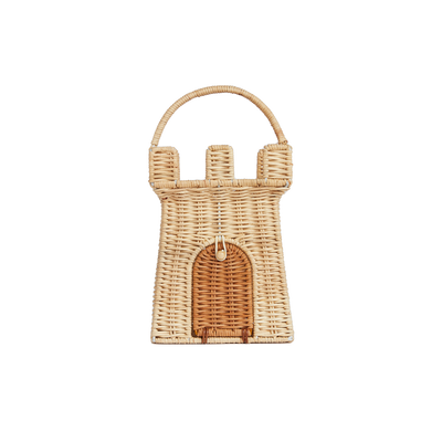 【Olli Ella】RATTAN CASTLE BAG - NATURAL キャッスルバッグ（Sub Image-3） | Coucoubebe/ククベベ