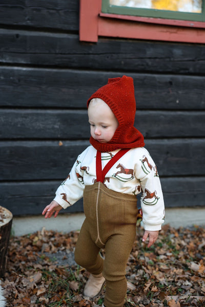 【SILLY Silas】Footless Collection Acorn Brown×Maple Leaf レギンス 6-12m,1-2y,2-3y（Sub Image-19） | Coucoubebe/ククベベ
