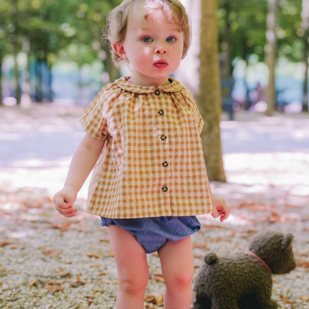 【LOIR Paris】Bloomer ALICE Denim bleu ブルマ 6m,12m,18m,24m  | Coucoubebe/ククベベ