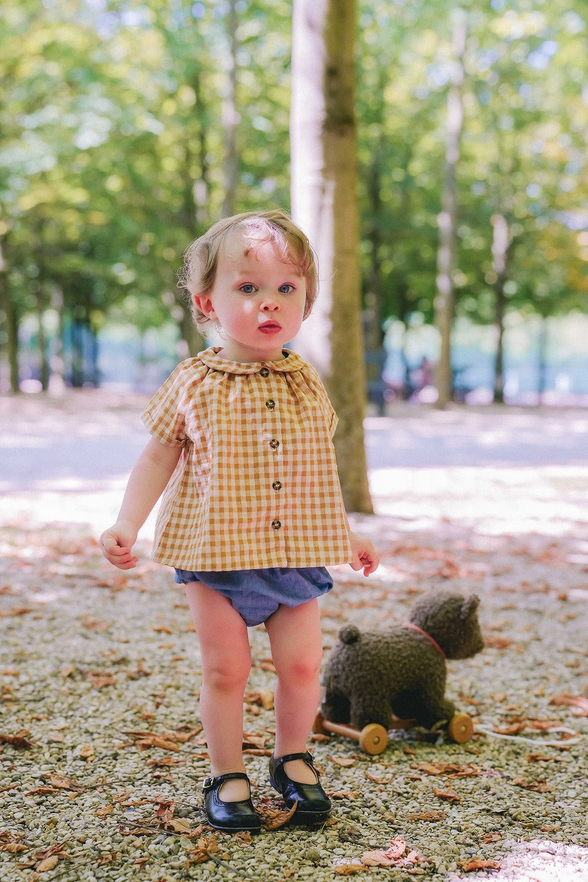 【LOIR Paris】Bloomer ALICE Denim bleu ブルマ 6m,12m,18m,24m  | Coucoubebe/ククベベ