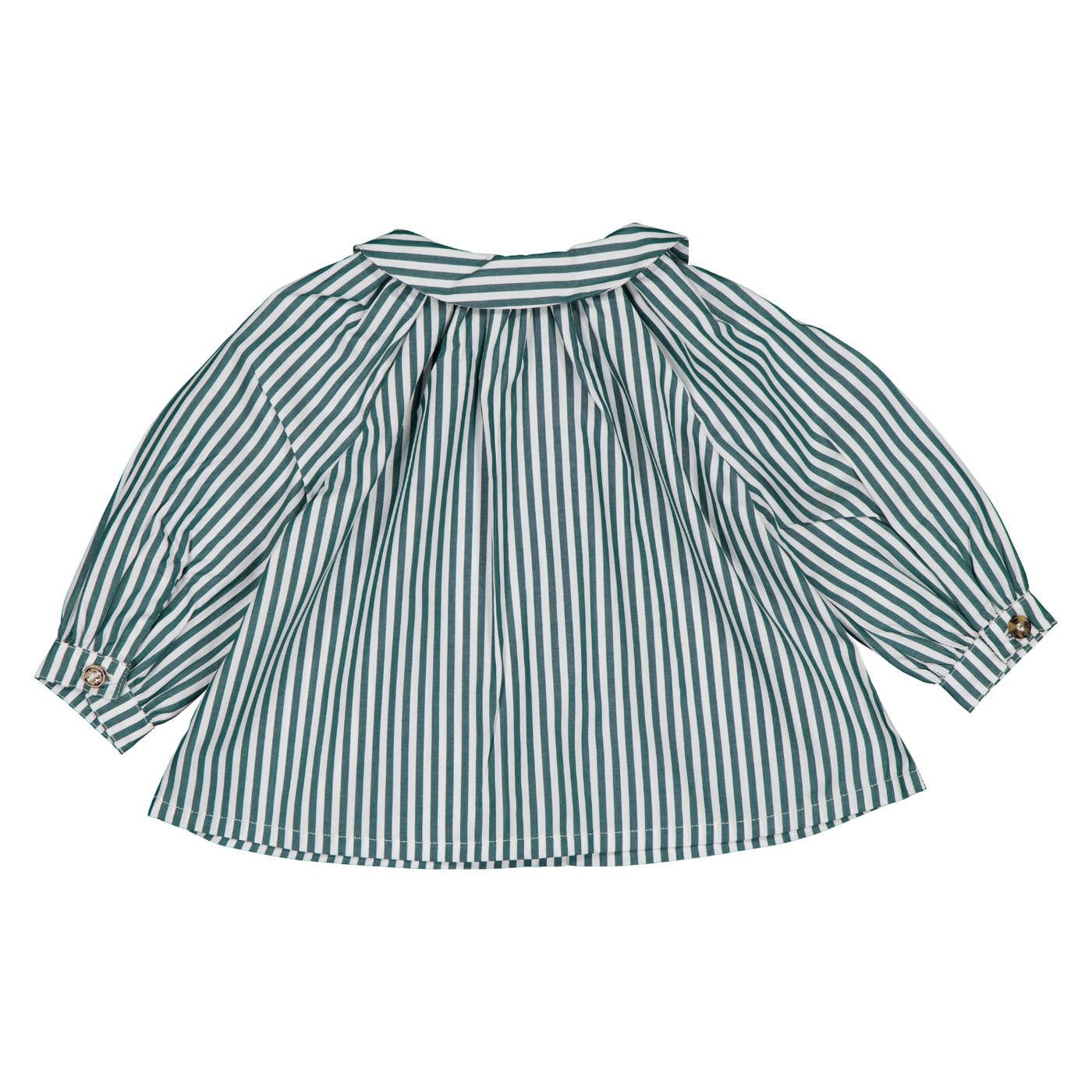 【LOIR Paris】Chemise CEZANNE GREEN STRIPES シャツ 18m,24m,36m  | Coucoubebe/ククベベ