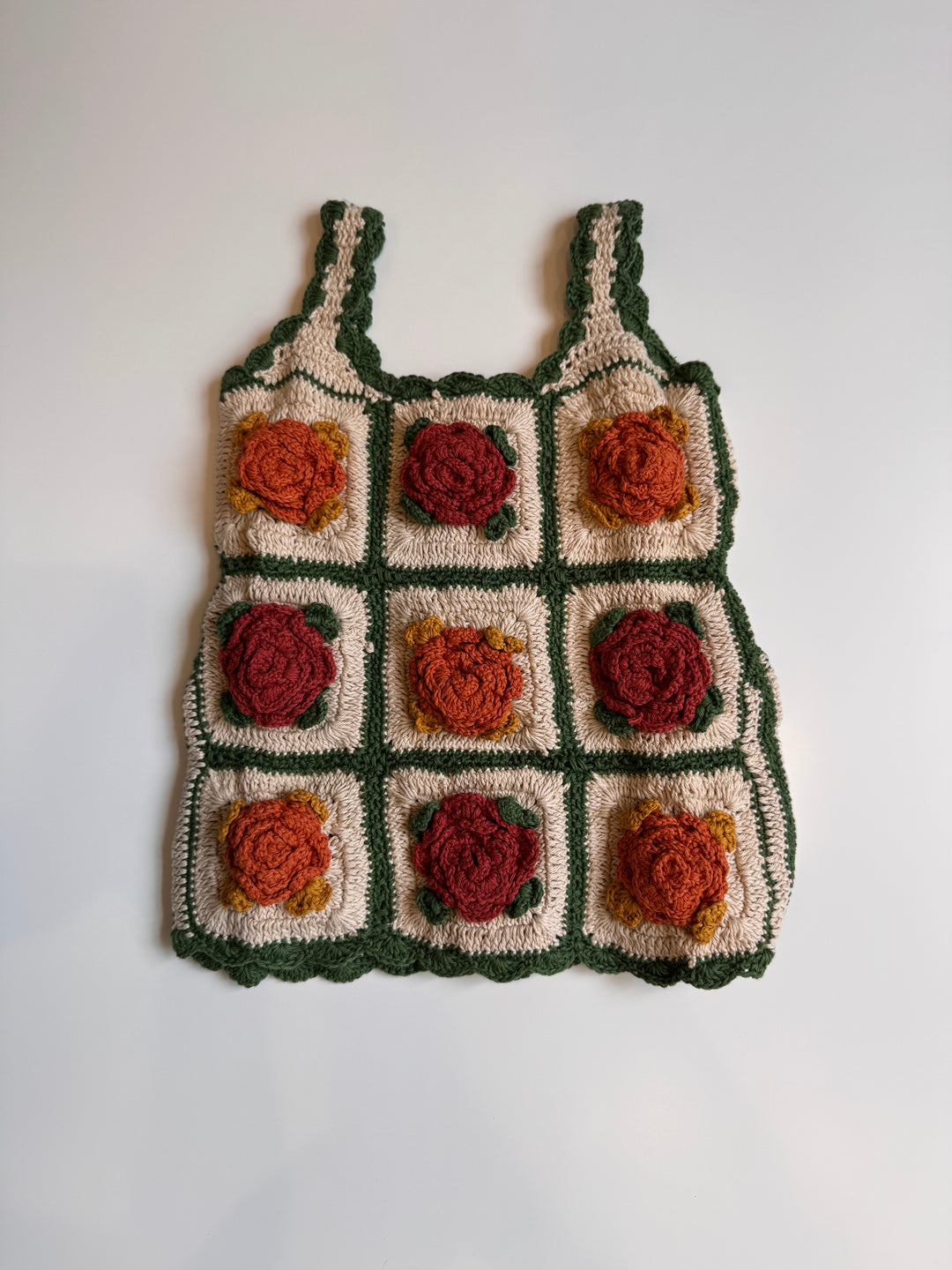 FISH&KIDS】CROCHET FLOWERS PATCHWORK DRESS MULTICOLOR ワンピース 2
