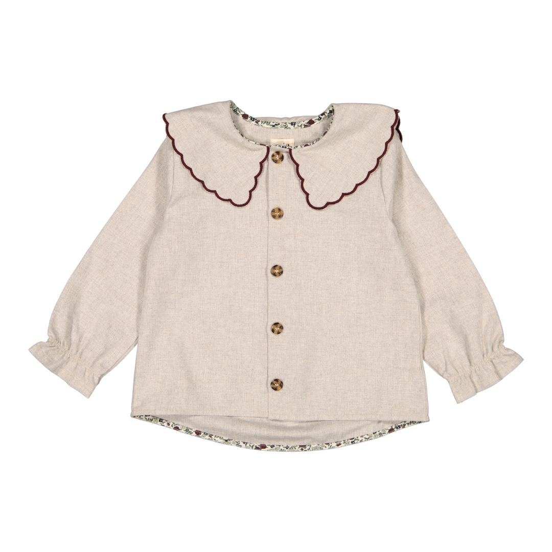 【LOIR Paris】Chemise LORETTA Crème シャツ 12m,18m,24m,36m,4y  | Coucoubebe/ククベベ