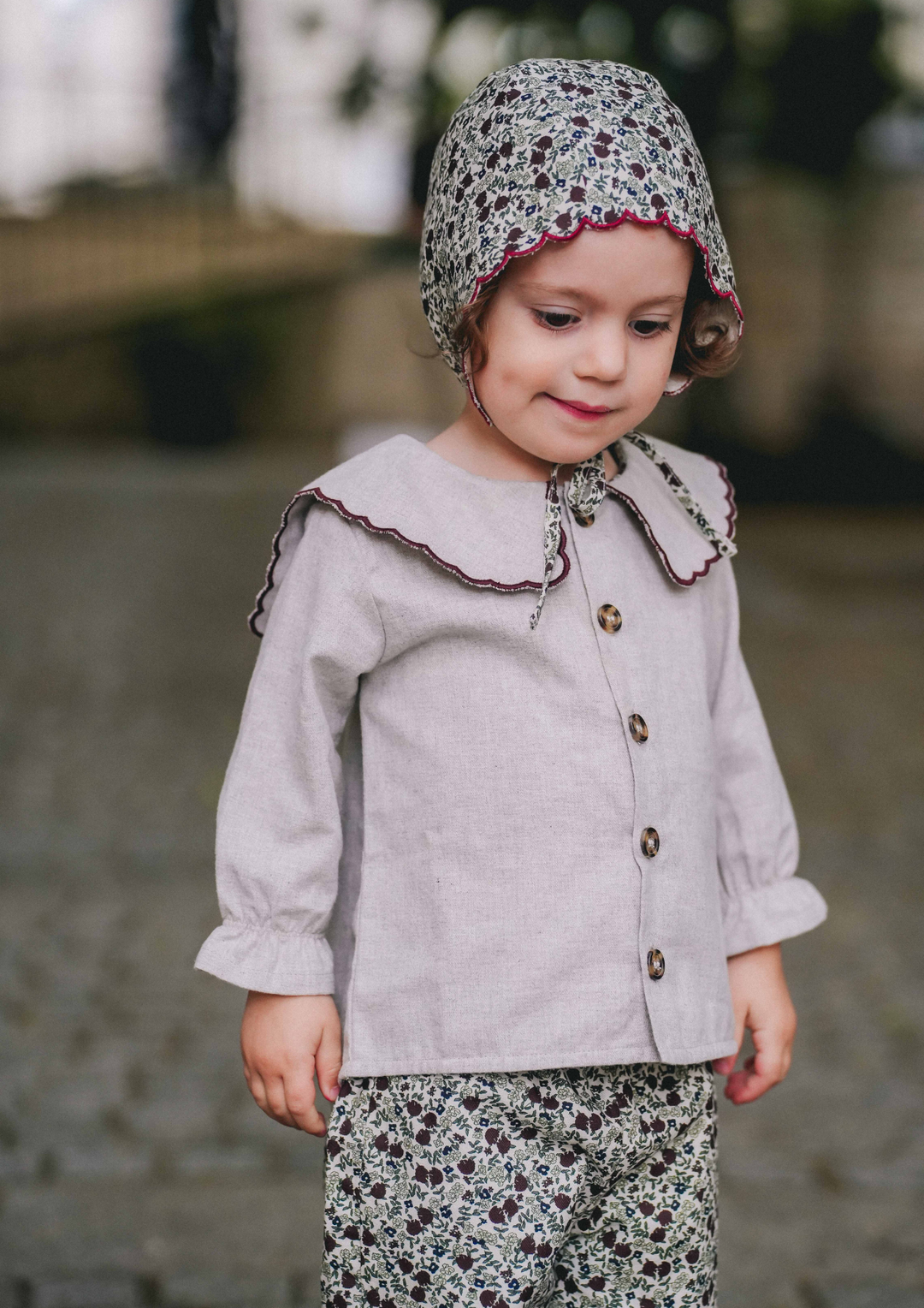 【LOIR paris】Chemise LORETTE ブラウンシャツ 24M Chemise LORETTE - Tartan Gris