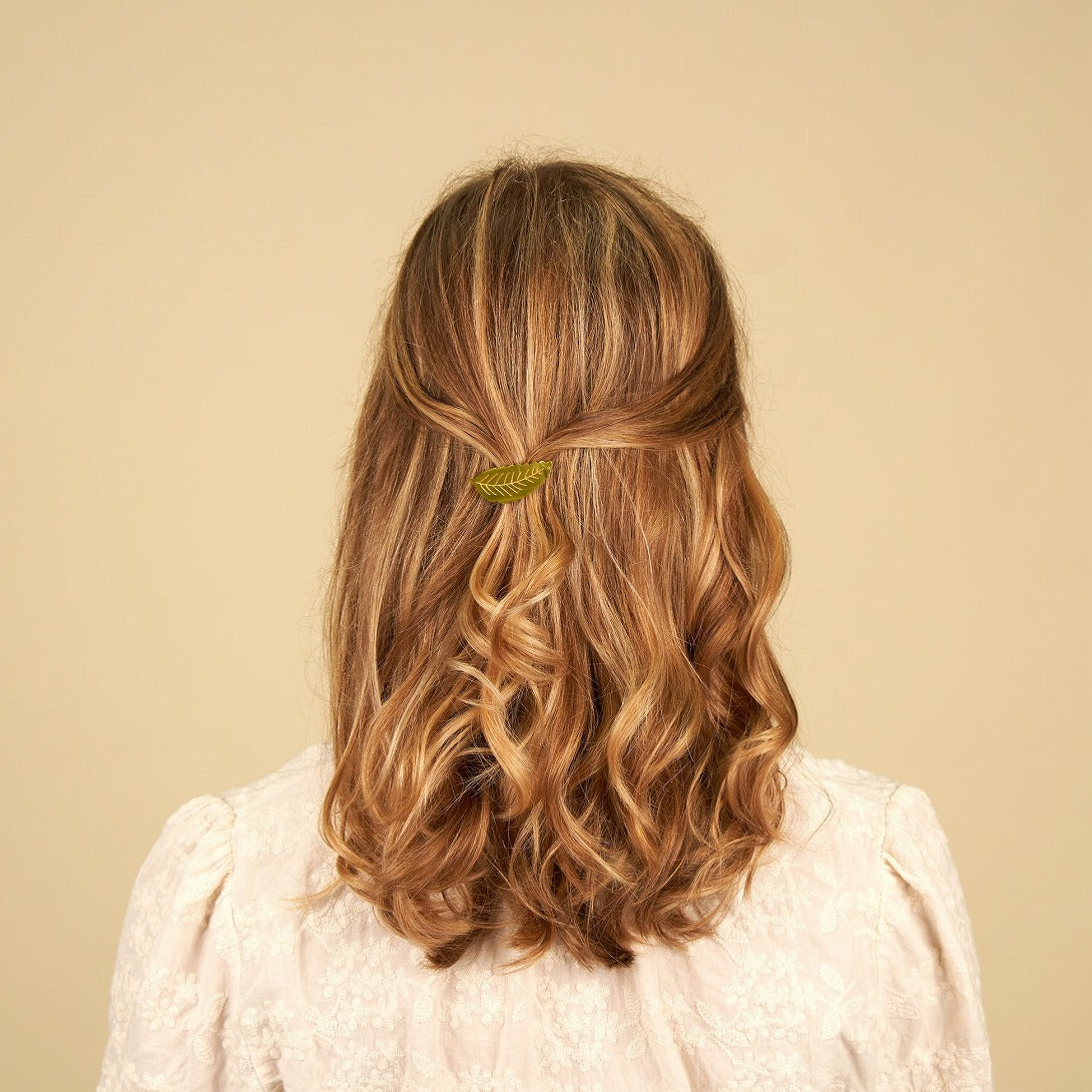 【Coucou Suzette】Chestnut Leaf Hair Clip 栗の葉ヘアクリップ  | Coucoubebe/ククベベ