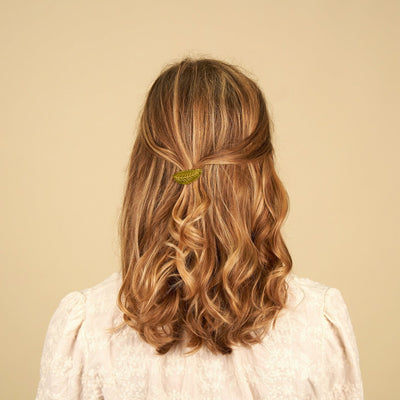 【Coucou Suzette】Chestnut Leaf Hair Clip 栗の葉ヘアクリップ（Sub Image-6） | Coucoubebe/ククベベ