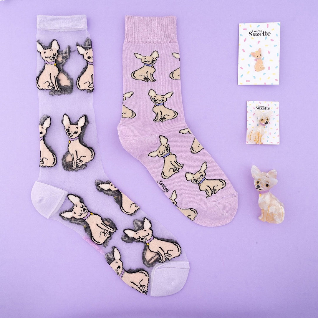 Coucou Suzette】Chihuahua Hair Clip チワワヘアクリップ