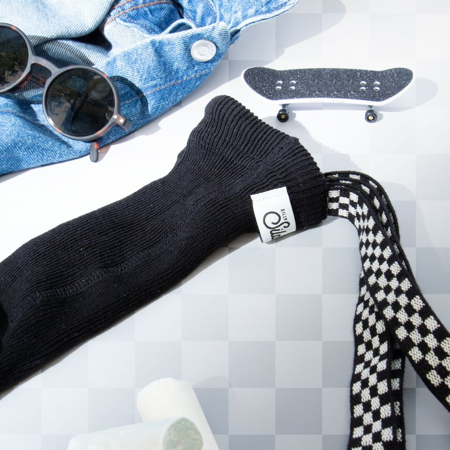 【SILLY Silas】Footless Collection Classic Black Checked レギンス 6-12m,1-2y,2-3y  | Coucoubebe/ククベベ