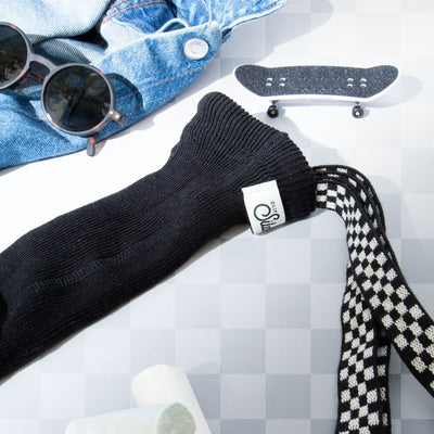 【SILLY Silas】Footless Collection Classic Black Checked レギンス 6-12m,1-2y,2-3y（Sub Image-3） | Coucoubebe/ククベベ