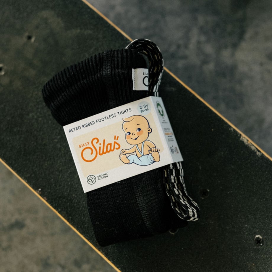 【SILLY Silas】Footless Collection Classic Black Checked レギンス 6-12m,1-2y,2-3y  | Coucoubebe/ククベベ