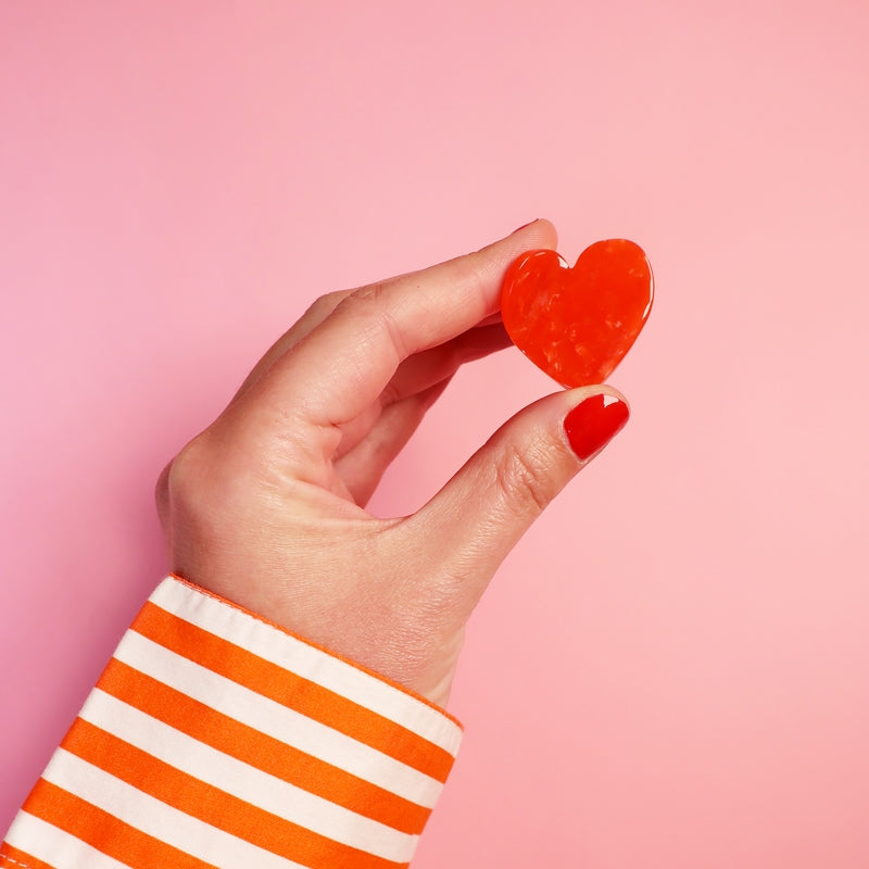 【Coucou Suzette】Mini Heart Hair Claw ミニハートヘアクロー  | Coucoubebe/ククベベ
