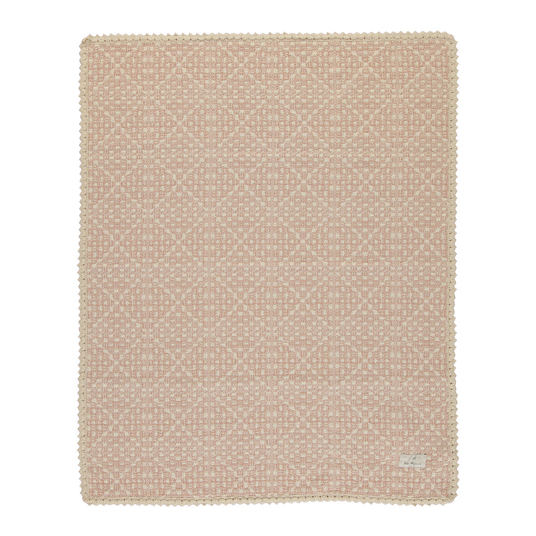 【Bebe Organic】Crochet Blanket Crochet Faded Rose ブランケット Baby Size  | Coucoubebe/ククベベ
