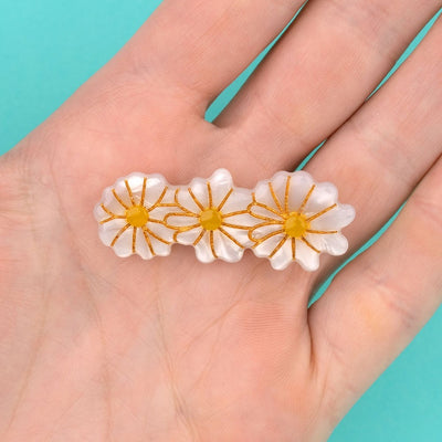 【Coucou Suzette】Daisies Hair Clip ヒナギクヘアクリップ（Sub Image-4） | Coucoubebe/ククベベ
