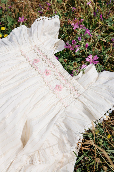 【LOUISE MISHA】【30%OFF】Dress Martine Cream ワンピース 18m,24m,3y,4y（Sub Image-5） | Coucoubebe/ククベベ