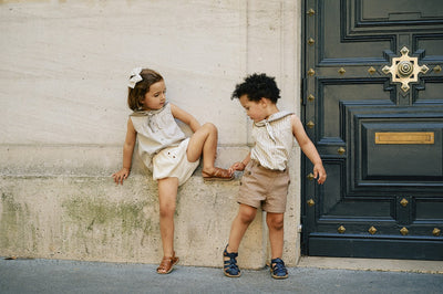 【Maison Marelle】Short SUFFREN brown ショーツ 18m,24m,3y（Sub Image-12） | Coucoubebe/ククベベ