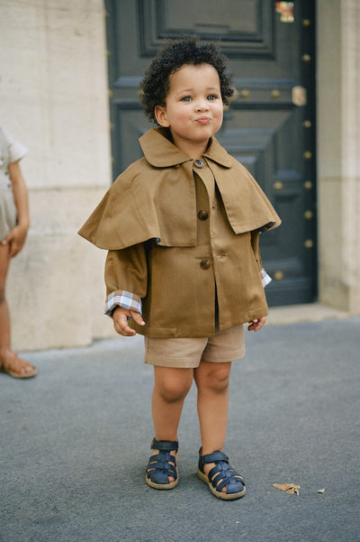 【Maison Marelle】Short SUFFREN brown ショーツ 18m,24m,3y（Sub Image-5） | Coucoubebe/ククベベ