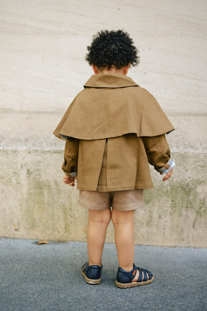 【Maison Marelle】Short SUFFREN brown ショーツ 18m,24m,3y  | Coucoubebe/ククベベ