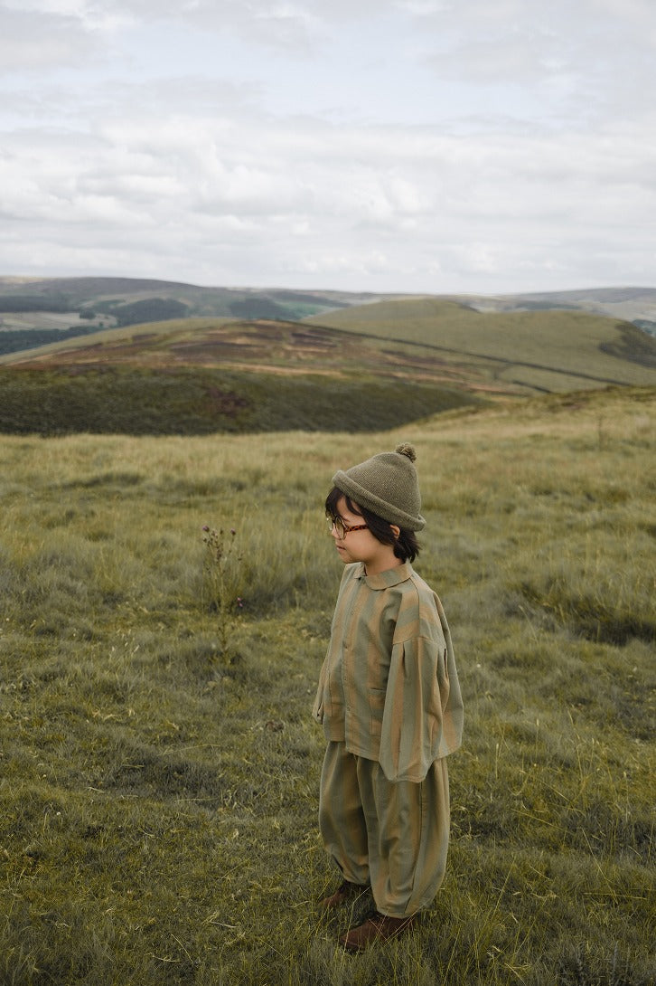 【organic zoo】Woodland Stripes Lodge Shirt シャツ 6-12M,1-2Y,2-3Y,3-4Y,4-5Y  | Coucoubebe/ククベベ