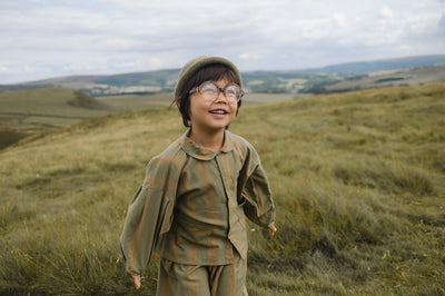 【organic zoo】Woodland Stripes Lodge Shirt シャツ 6-12M,1-2Y,2-3Y,3-4Y,4-5Y（Sub Image-18） | Coucoubebe/ククベベ