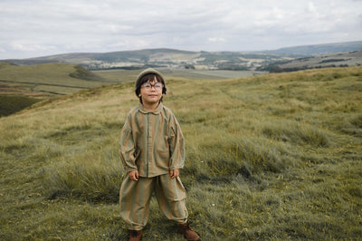 【organic zoo】Woodland Stripes Lodge Shirt シャツ 6-12M,1-2Y,2-3Y,3-4Y,4-5Y（Sub Image-20） | Coucoubebe/ククベベ