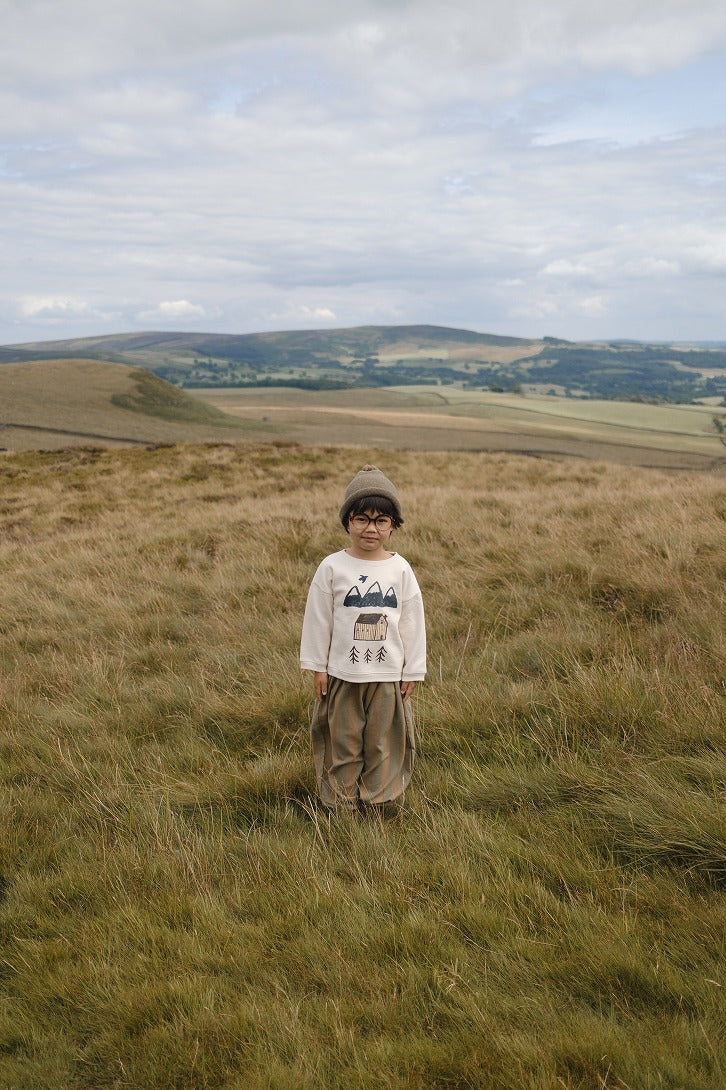 【organic zoo】Cabin Adventure Sweatshirt Undyed スウェット 6-12M,1-2Y,2-3Y,3-4Y,4-5Y  | Coucoubebe/ククベベ