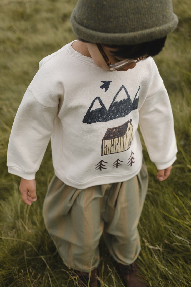 organic zoo】【30%OFF】Woodland Stripes Lodge Pants パンツ 6-12M,1