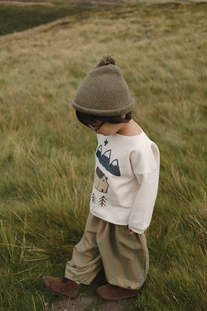 【organic zoo】Woodland Stripes Lodge Pants パンツ 6-12M,1-2Y,2-3Y,3-4Y,4-5Y  | Coucoubebe/ククベベ