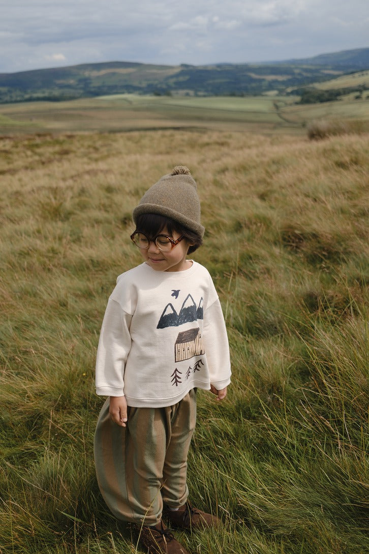 【organic zoo】Woodland Stripes Lodge Pants パンツ 6-12M,1-2Y,2-3Y,3-4Y,4-5Y  | Coucoubebe/ククベベ