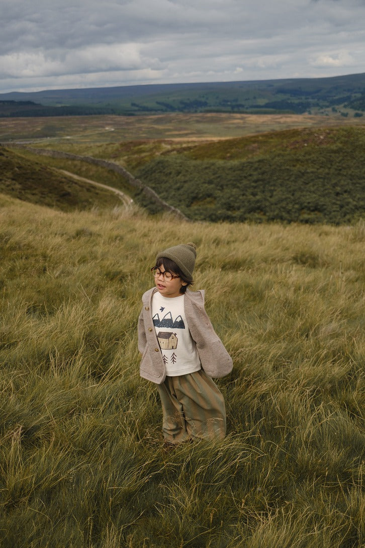 【organic zoo】Cabin Adventure Sweatshirt Undyed スウェット 6-12M,1-2Y,2-3Y,3-4Y,4-5Y  | Coucoubebe/ククベベ