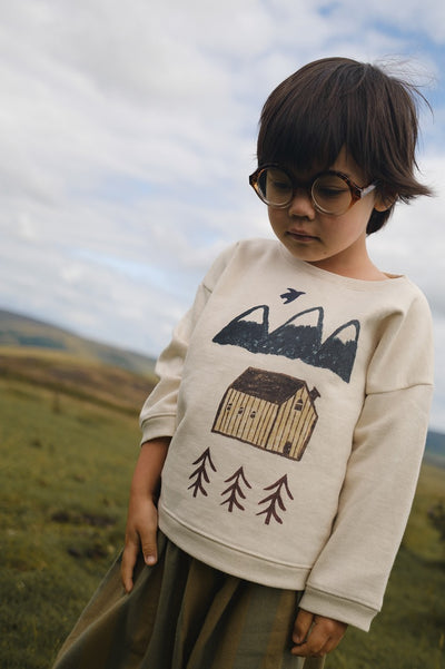 【organic zoo】Cabin Adventure Sweatshirt Undyed スウェット 6-12M,1-2Y,2-3Y,3-4Y,4-5Y（Sub Image-20） | Coucoubebe/ククベベ