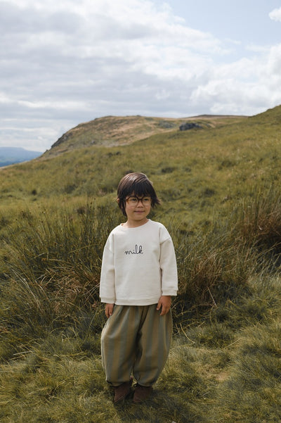 【organic zoo】Milk Sweatshirt Undyed スウェット 3-6M,6-12M,1-2Y,2-3Y,3-4Y（Sub Image-8） | Coucoubebe/ククベベ