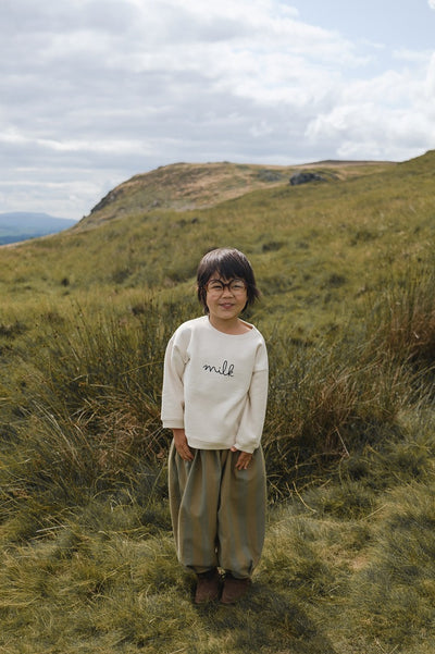 【organic zoo】Milk Sweatshirt Undyed スウェット 3-6M,6-12M,1-2Y,2-3Y,3-4Y（Sub Image-9） | Coucoubebe/ククベベ