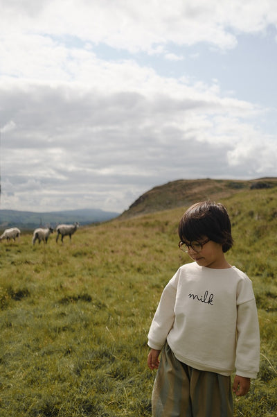 【organic zoo】Milk Sweatshirt Undyed スウェット 3-6M,6-12M,1-2Y,2-3Y,3-4Y（Sub Image-13） | Coucoubebe/ククベベ