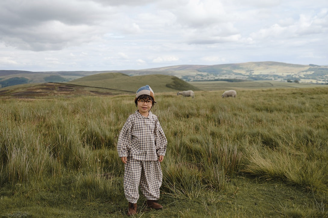 【organic zoo】Shoreline Gingham Lodge Shirt シャツ 6-12M,1-2Y,2-3Y,3-4Y,4-5Y  | Coucoubebe/ククベベ