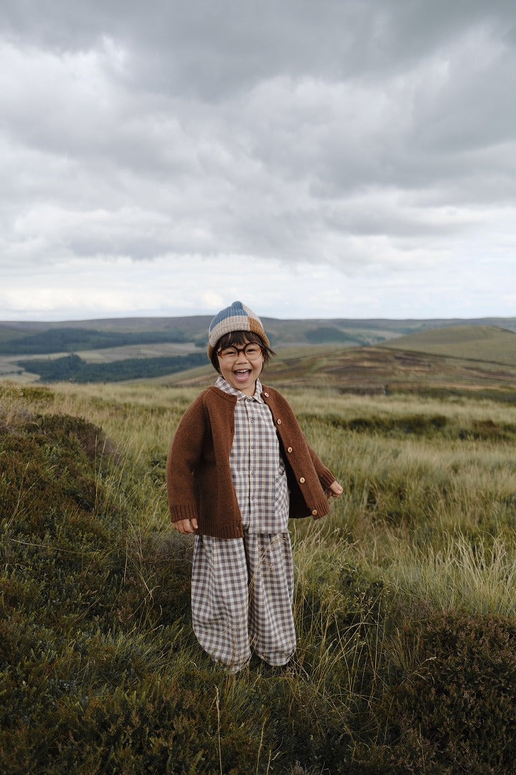【organic zoo】Shoreline Gingham Lodge Shirt シャツ 6-12M,1-2Y,2-3Y,3-4Y,4-5Y  | Coucoubebe/ククベベ