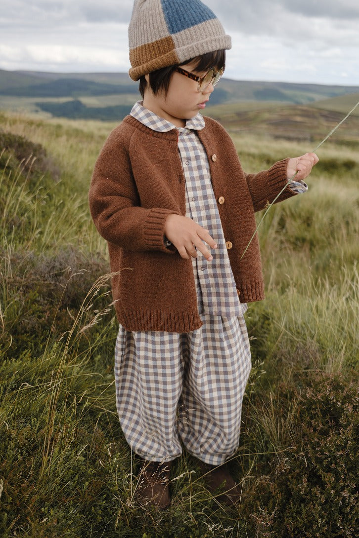 【organic zoo】Shoreline Gingham Lodge Shirt シャツ 6-12M,1-2Y,2-3Y,3-4Y,4-5Y  | Coucoubebe/ククベベ