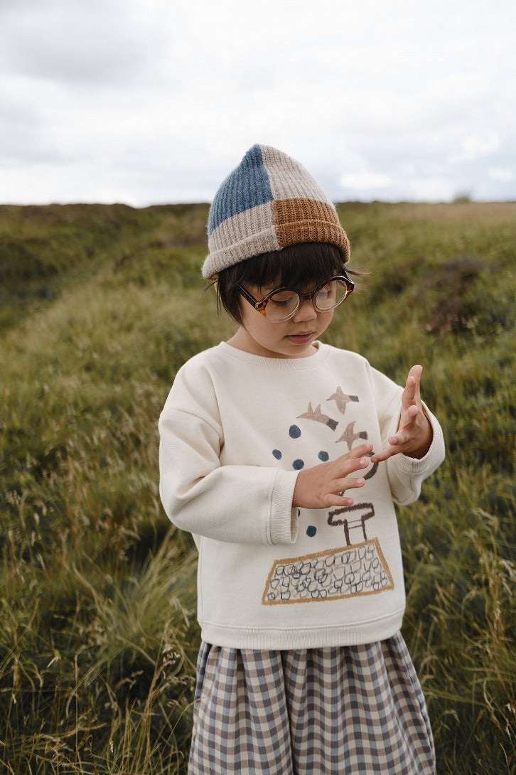 【organic zoo】Rooftop Gathering Sweatshirt Undyed スウェット 6-12M,1-2Y,2-3Y,3-4Y,4-5Y  | Coucoubebe/ククベベ
