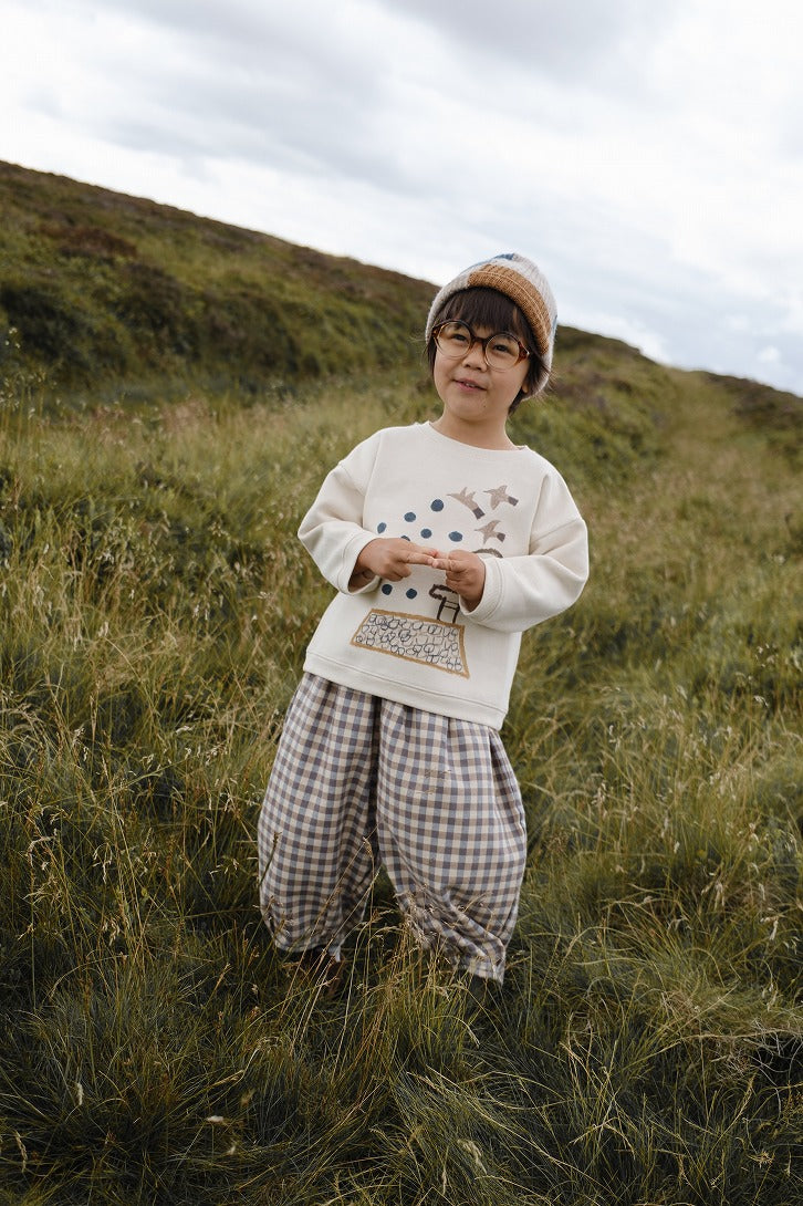 【organic zoo】Rooftop Gathering Sweatshirt Undyed スウェット 6-12M,1-2Y,2-3Y,3-4Y,4-5Y  | Coucoubebe/ククベベ