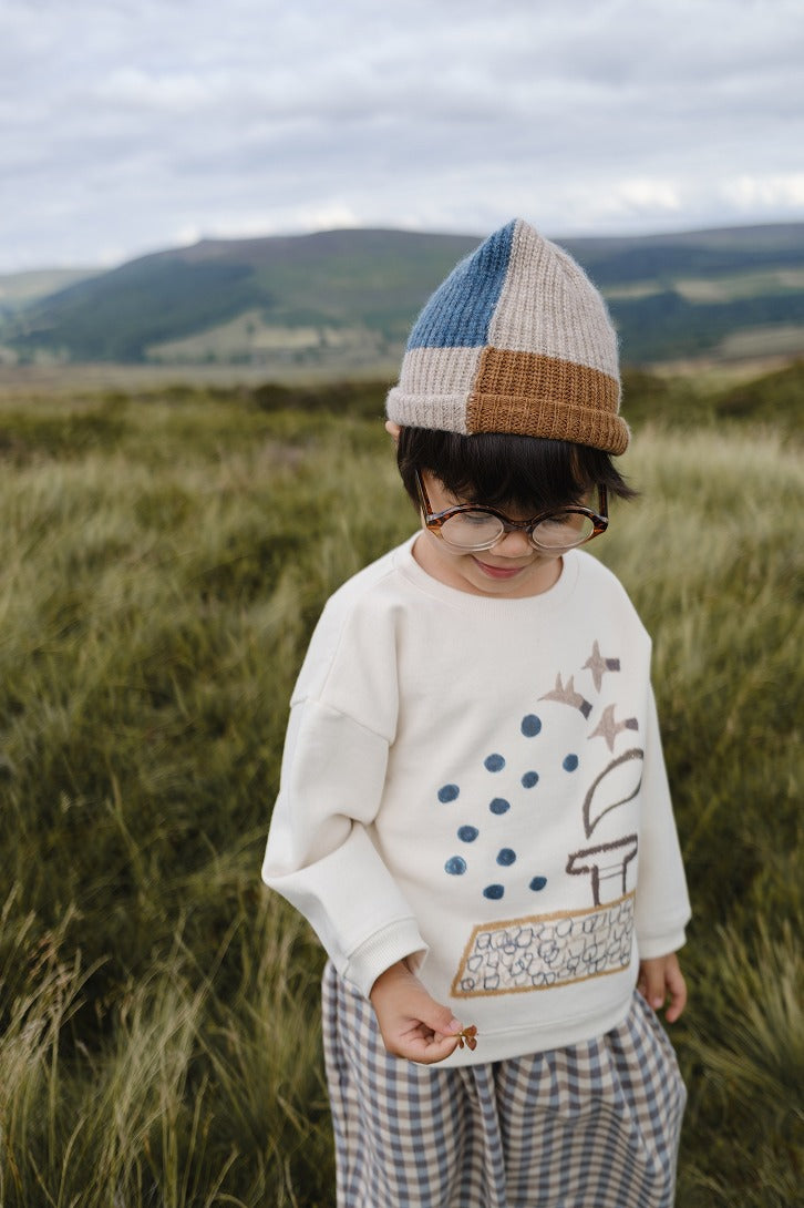 【organic zoo】Rooftop Gathering Sweatshirt Undyed スウェット 6-12M,1-2Y,2-3Y,3-4Y,4-5Y  | Coucoubebe/ククベベ