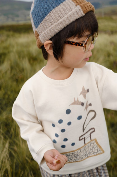 【organic zoo】Rooftop Gathering Sweatshirt Undyed スウェット 6-12M,1-2Y,2-3Y,3-4Y,4-5Y（Sub Image-15） | Coucoubebe/ククベベ