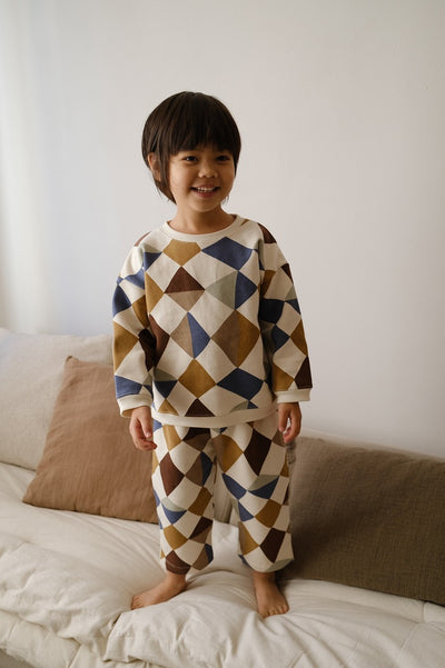 【organic zoo】Kite Patchwork Sweatshirt Undyed スウェット 6-12M,1-2Y,2-3Y,3-4Y,4-5Y（Sub Image-6） | Coucoubebe/ククベベ